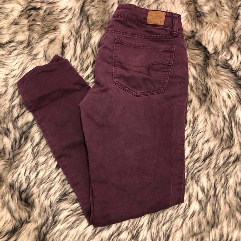 American Eagle Plum Pants